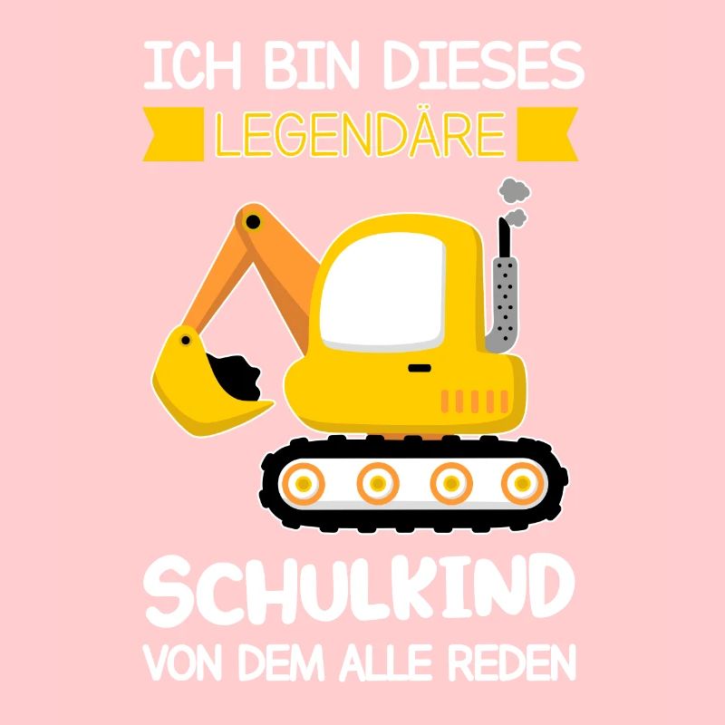 Schulkind Bagger Einschulung Geschenk