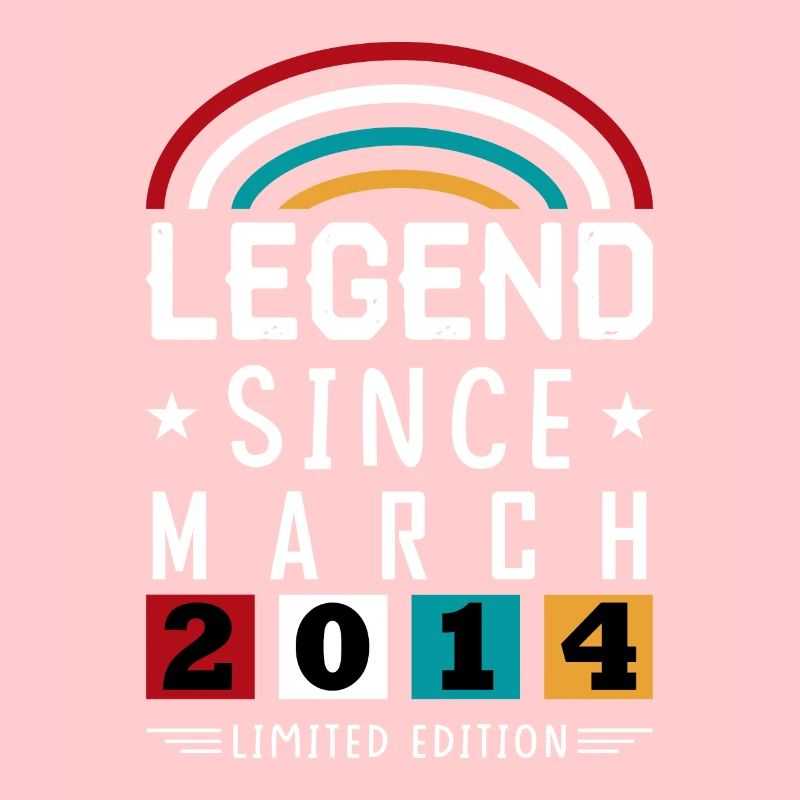 2014 Legend Since Geburtstag Geschenk März