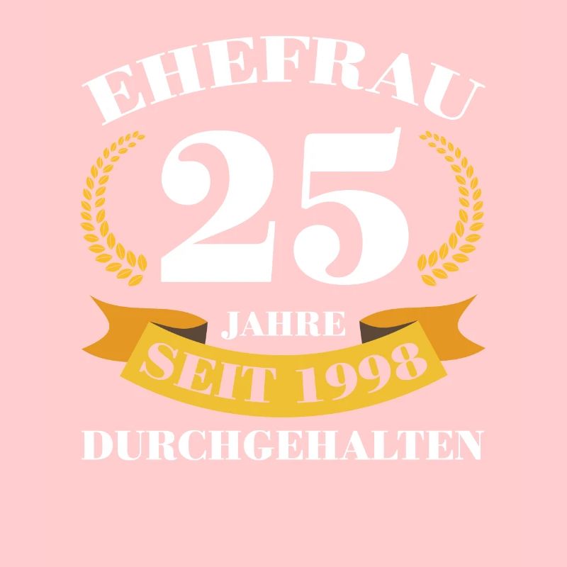 25. Hochzeitstag Ehefrau Silberhochzeit Geschenk