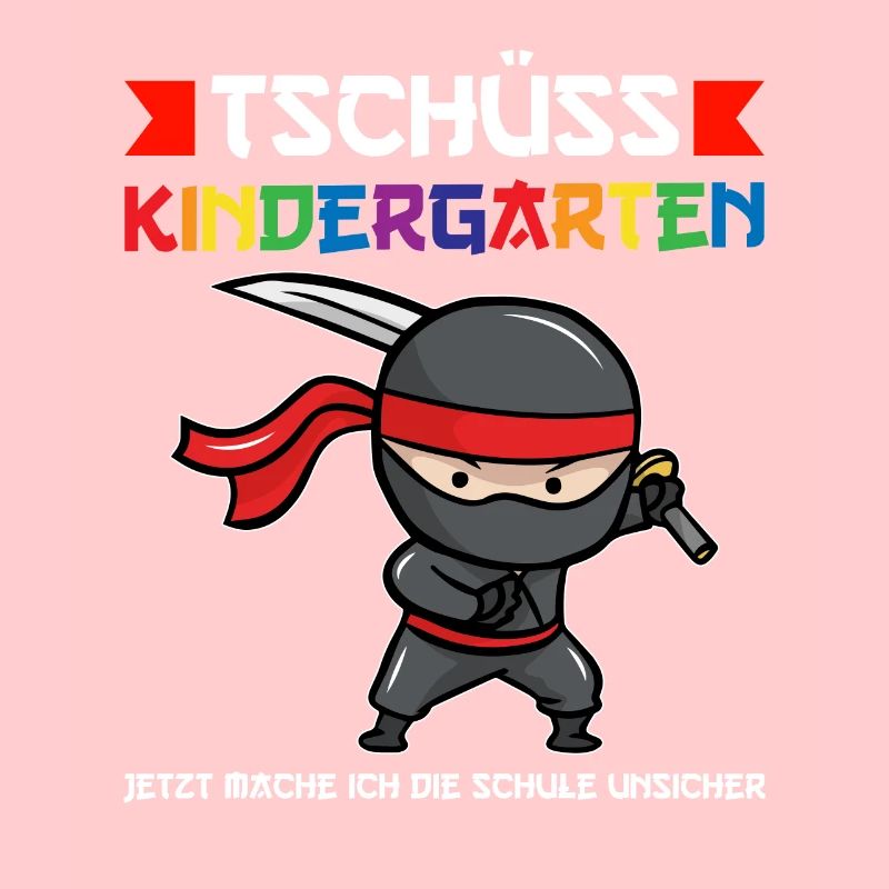 Schulkind Ninja Schulbeginn Geschenk