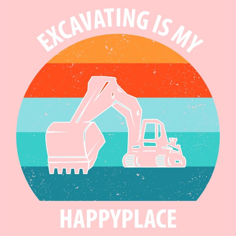 Bagger Baggerfahrer Baggerwagen