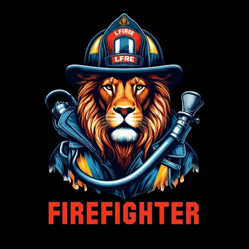 Firefighter Lion Gift