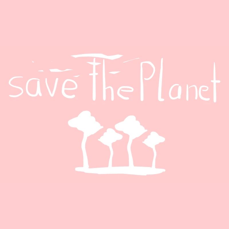 Klimaschutz rette den Planeten Wald