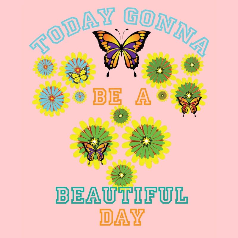 Heute wird ein schöner Tag dunkle Hemden