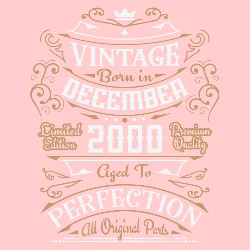 Vintage Dezember 2000, Retro Geburtstagsgeschenk