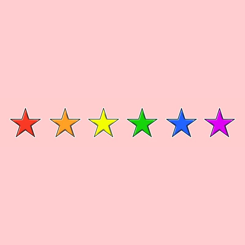 Star Rainbow Colors