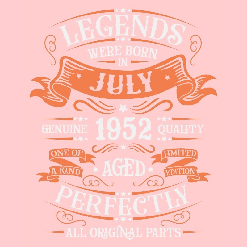 Juli 1952 Geburtstag Vintage