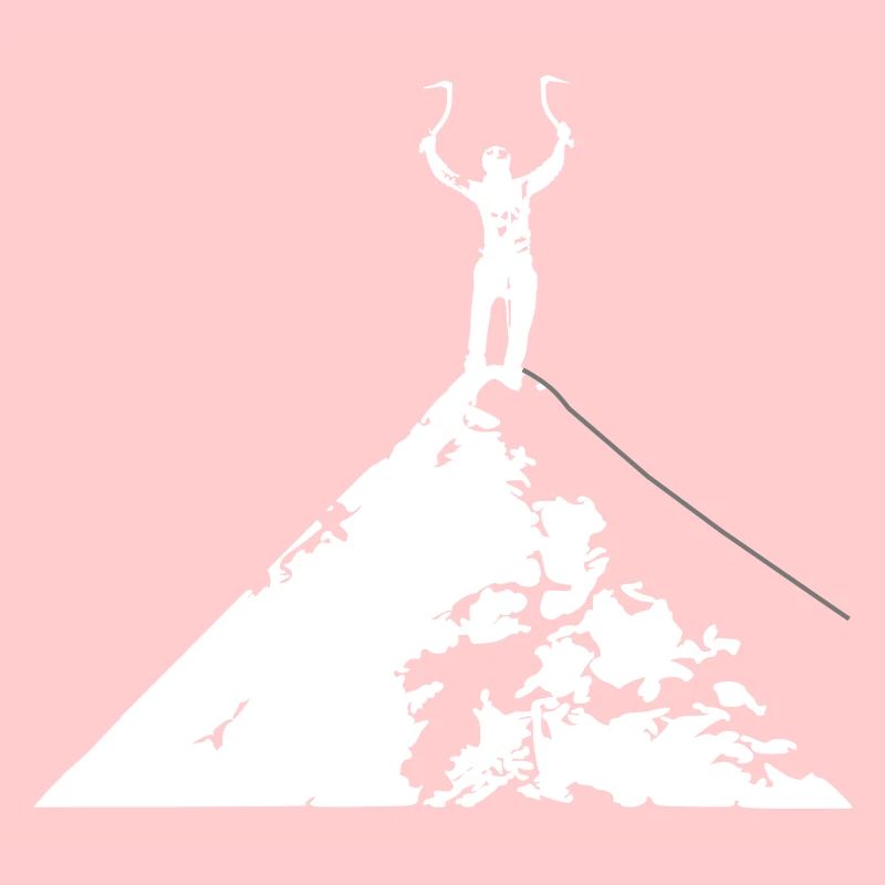 Alpinist on TOP hell