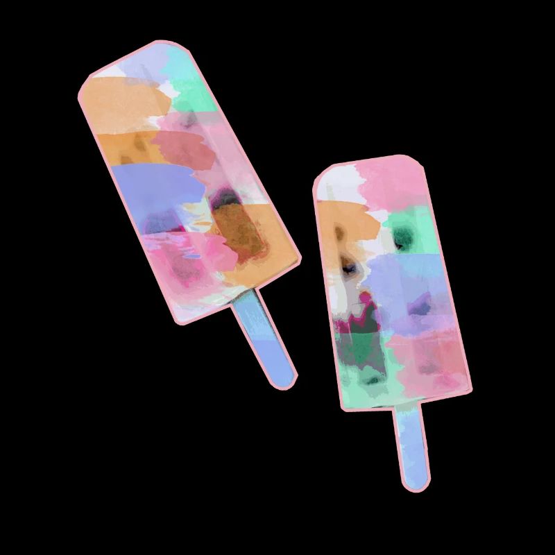 eis am stil,wassereis,buntes eis,sommer