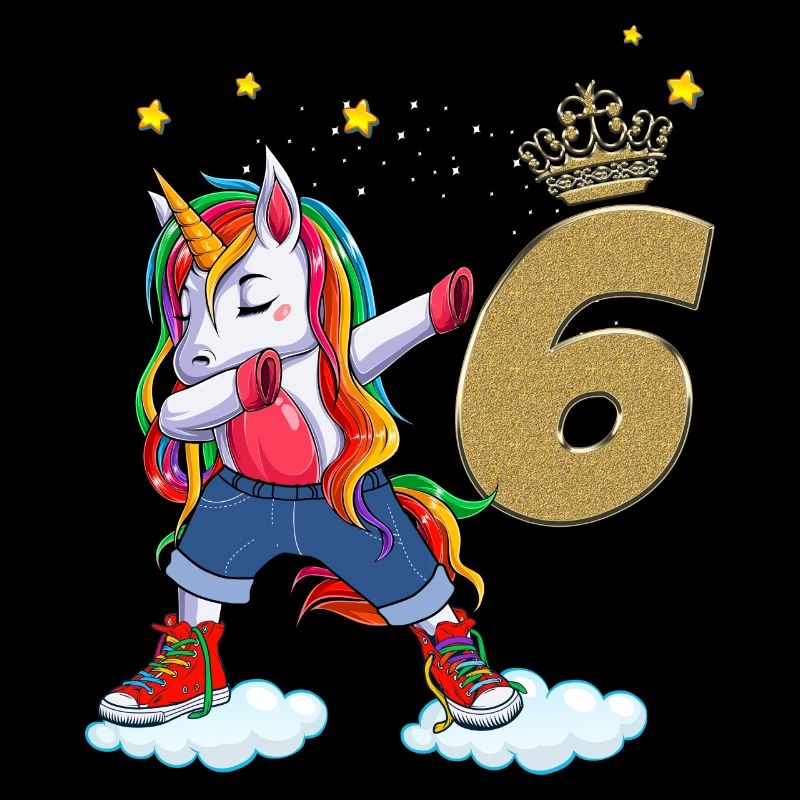 Einhorn Mädchen Geburtstag 6 Jahre