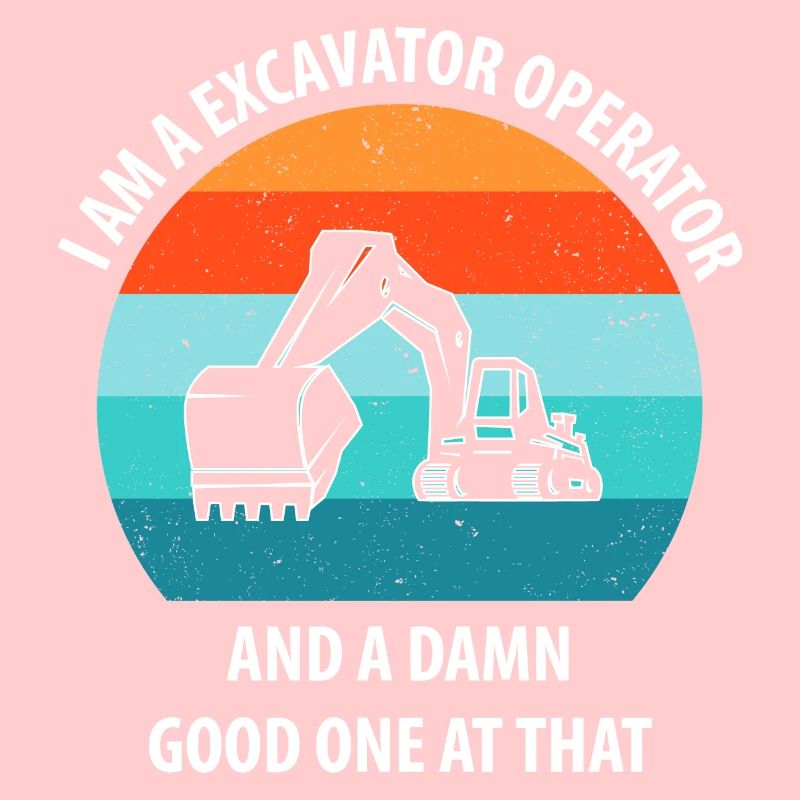 Bagger Baggerfahrer Baggerwagen