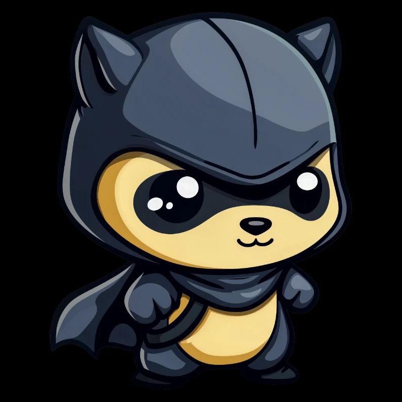 Stealth Superheld Comic-Style Design für Kinder