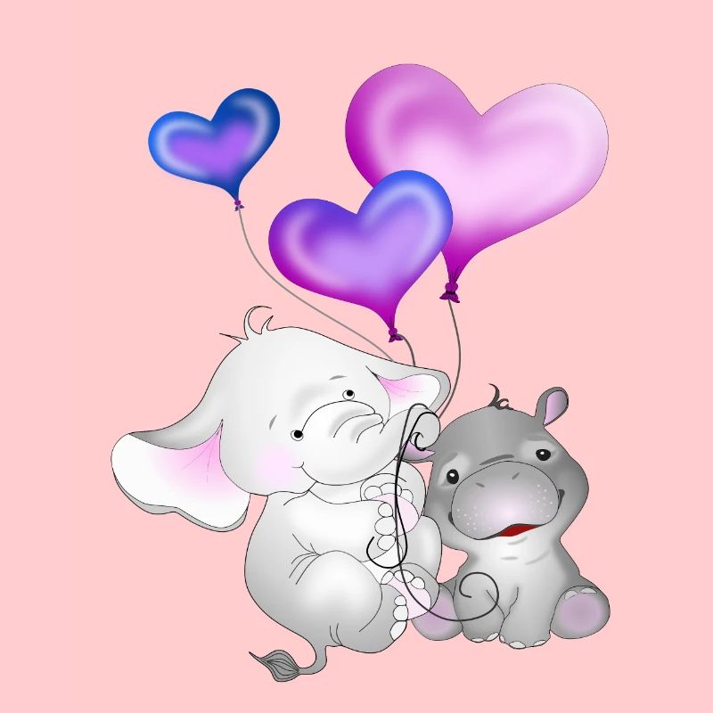 Elefant Luftballon Nilpferd