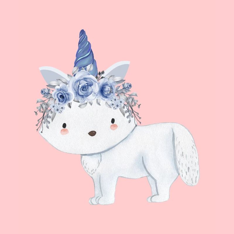 Cute arctic fox