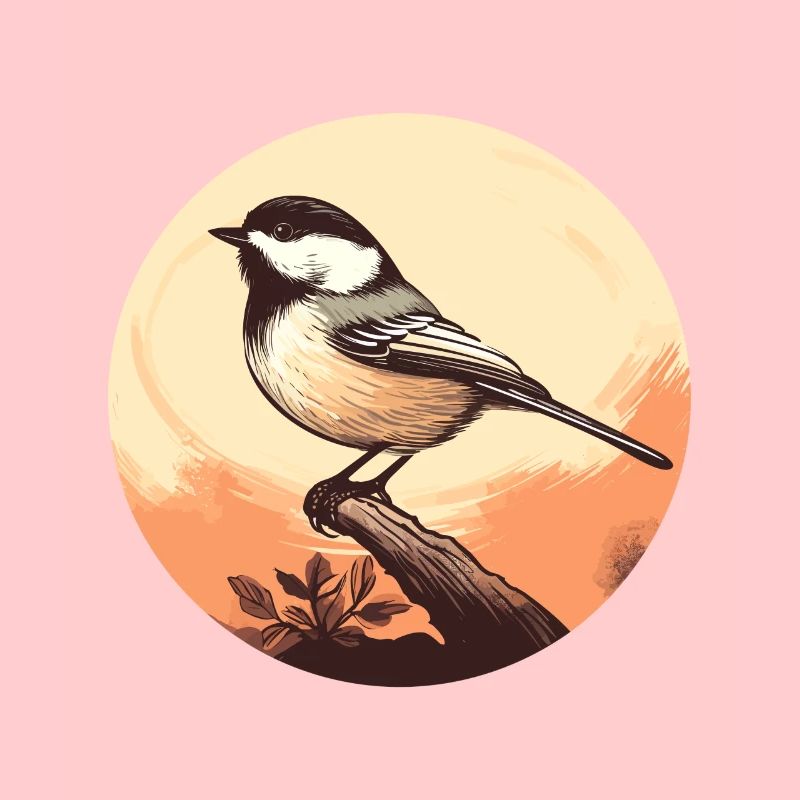 Chickadee bird