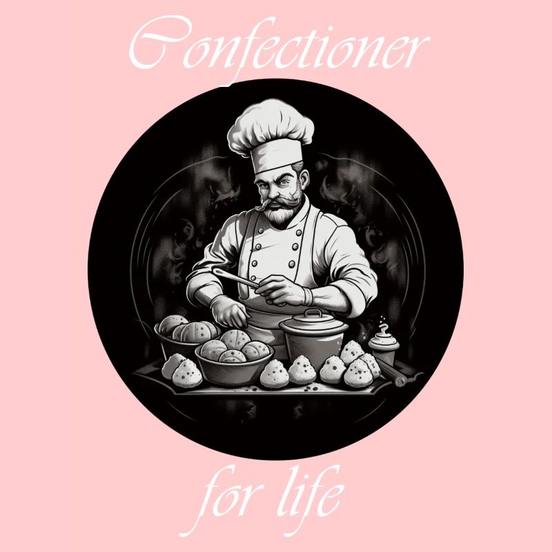 Confectioner for life weiß