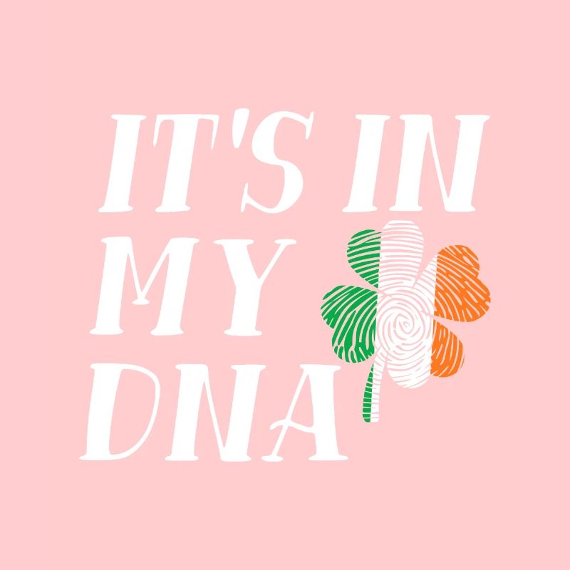 Le jour de la Saint-Patrick C’est dans mon ADN Drapeau irlandais Trèfle