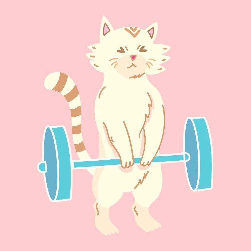 Soulevé de terre de chat - Dynamophilie de chat