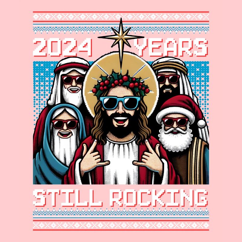 Ugly Hässlicher Weihnachtspulli Jesus Meme