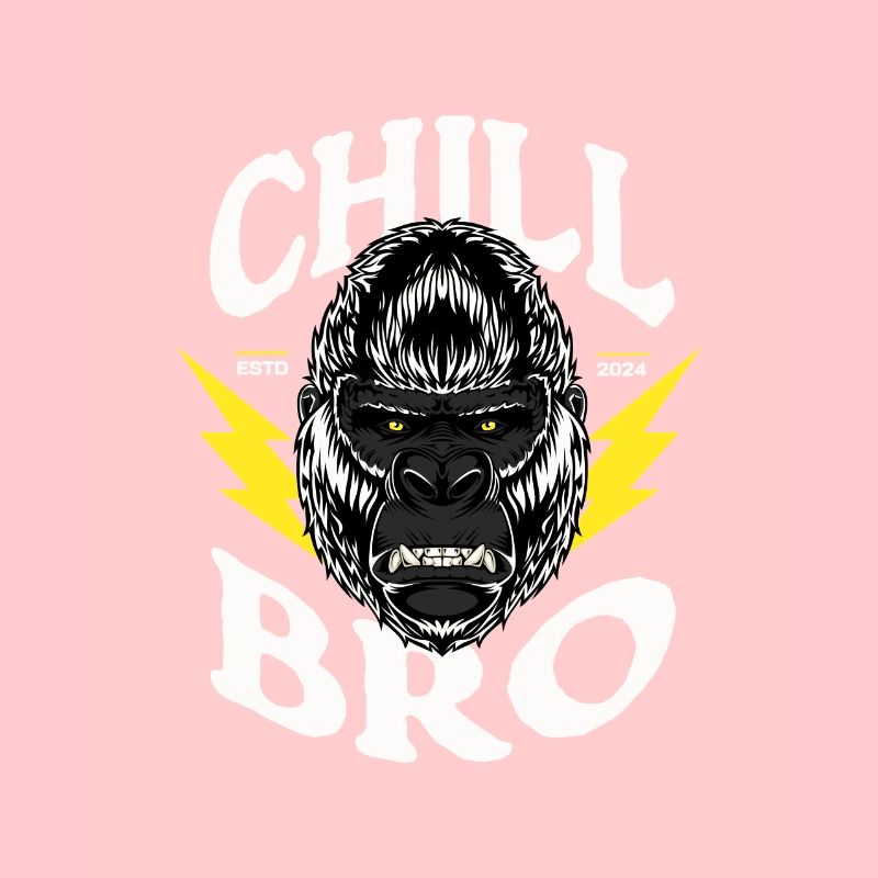 Gorilla Monkey Chill Bro - Cooler Gorilla