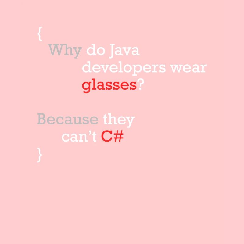 C# Programmeur blague Coder C Sharp