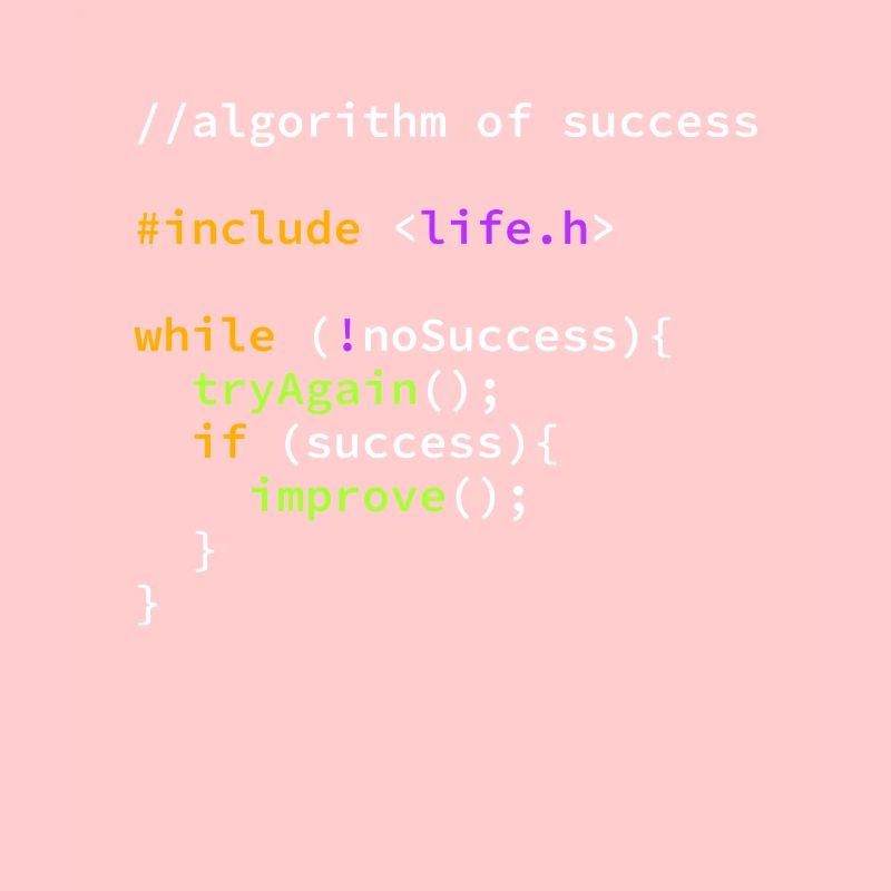 Succès programmeur à succès algorithme