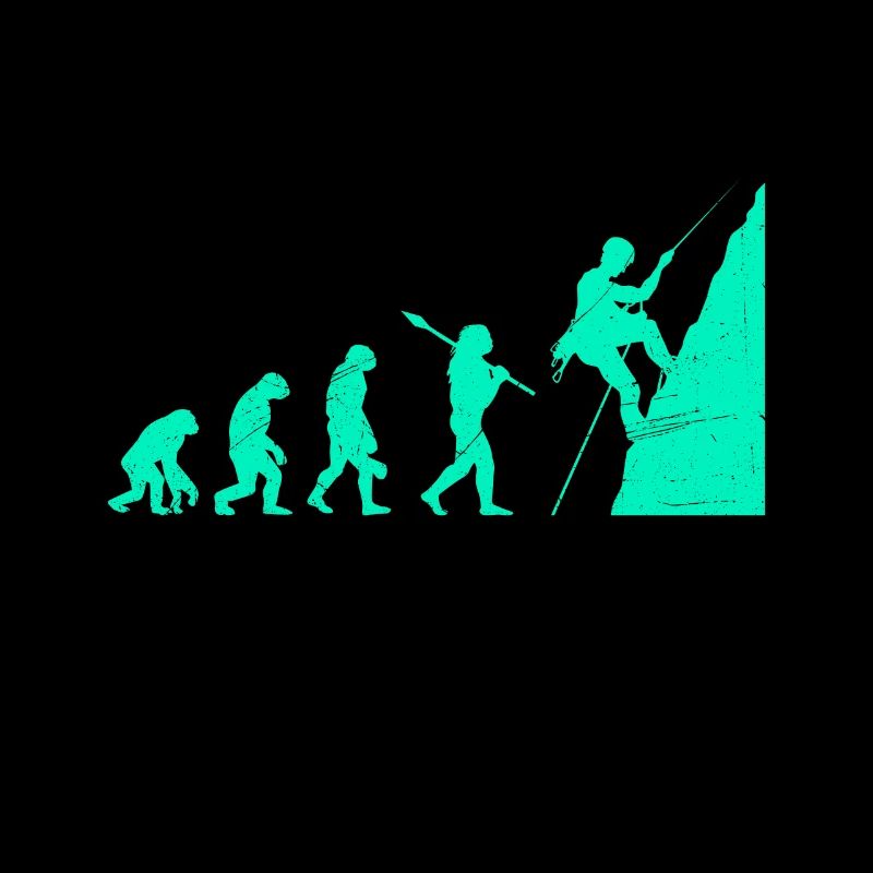 Kletter Evolution Affe Boulderer Kletterer