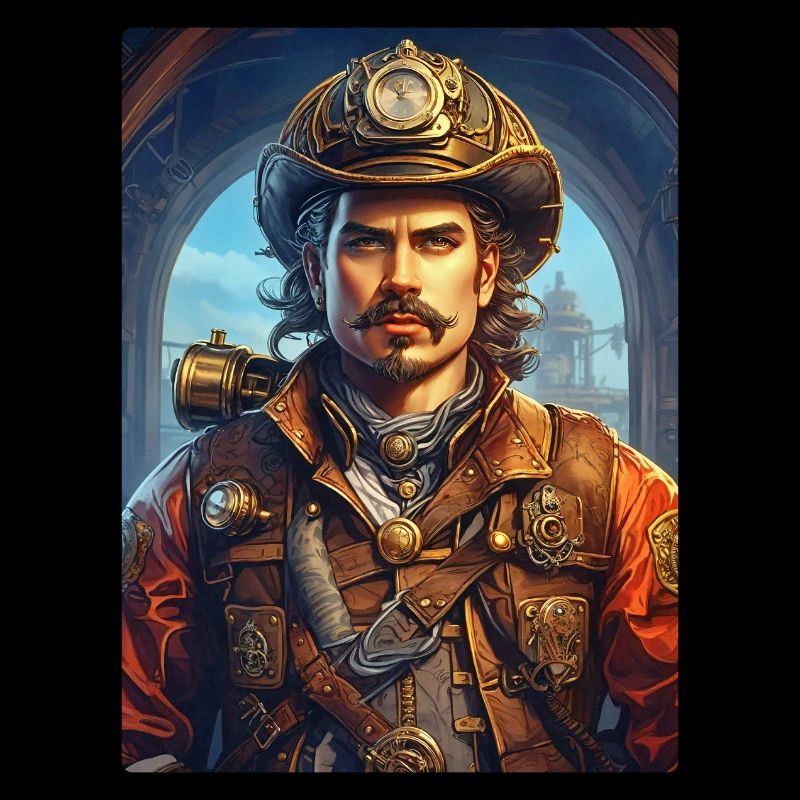 Steampunk Firefighter Man 1.22