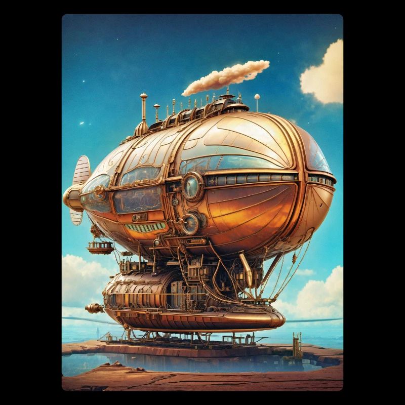 Dirigeable Steampunk 1.8