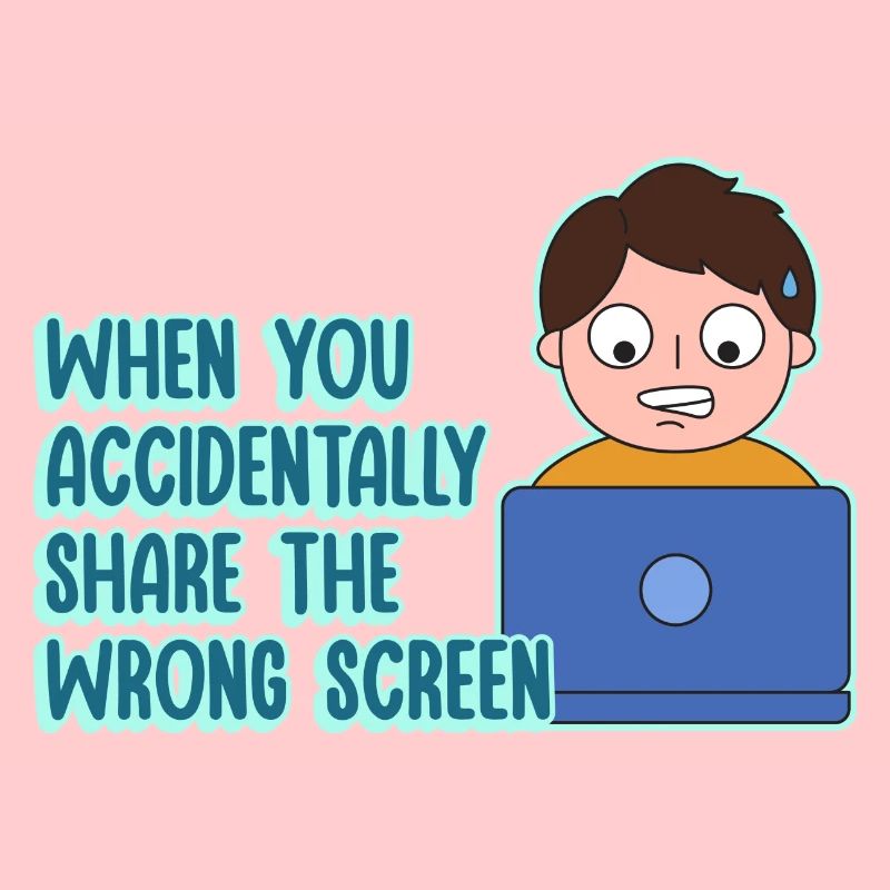 Conception de blagues de partage d’écran de travail pour Proud Pinoys