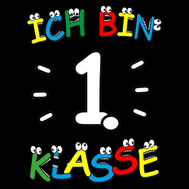 Ich bin 1. Klasse - Schulanfänger 🔴🔵🟢🟡