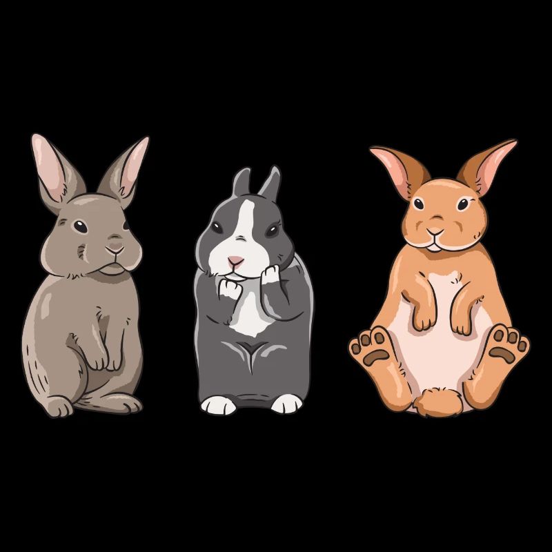 Conception de lapin mignon pour les propriétaires de lapins
