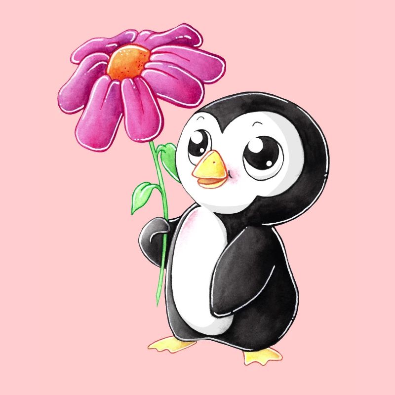 Putziger Comic Pinguin