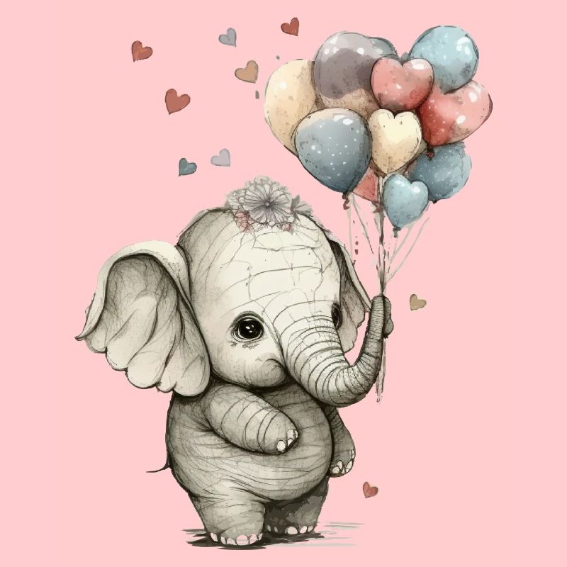 Éléphant mignon