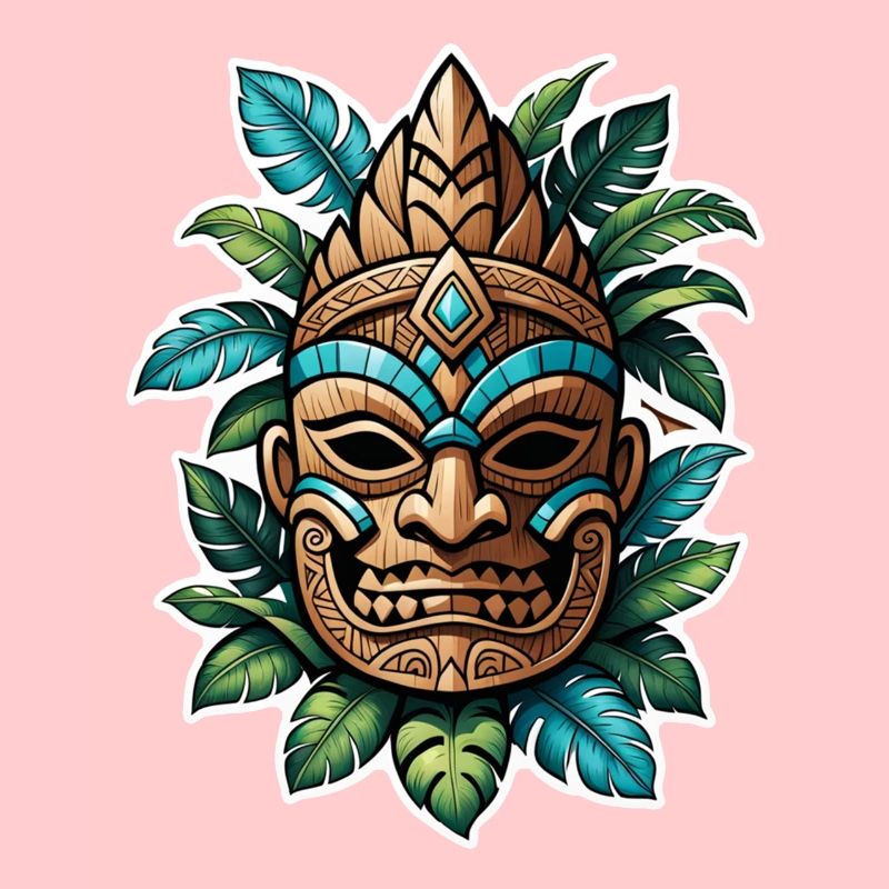 Tiki Beach - Polynesia Statue