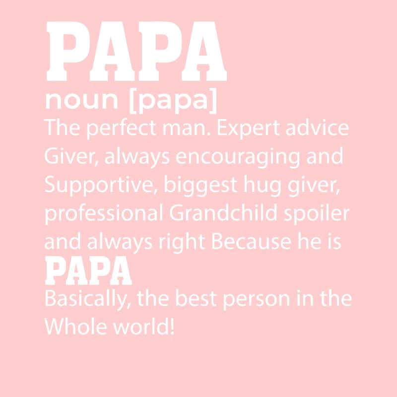 Papa Definition Tshirt