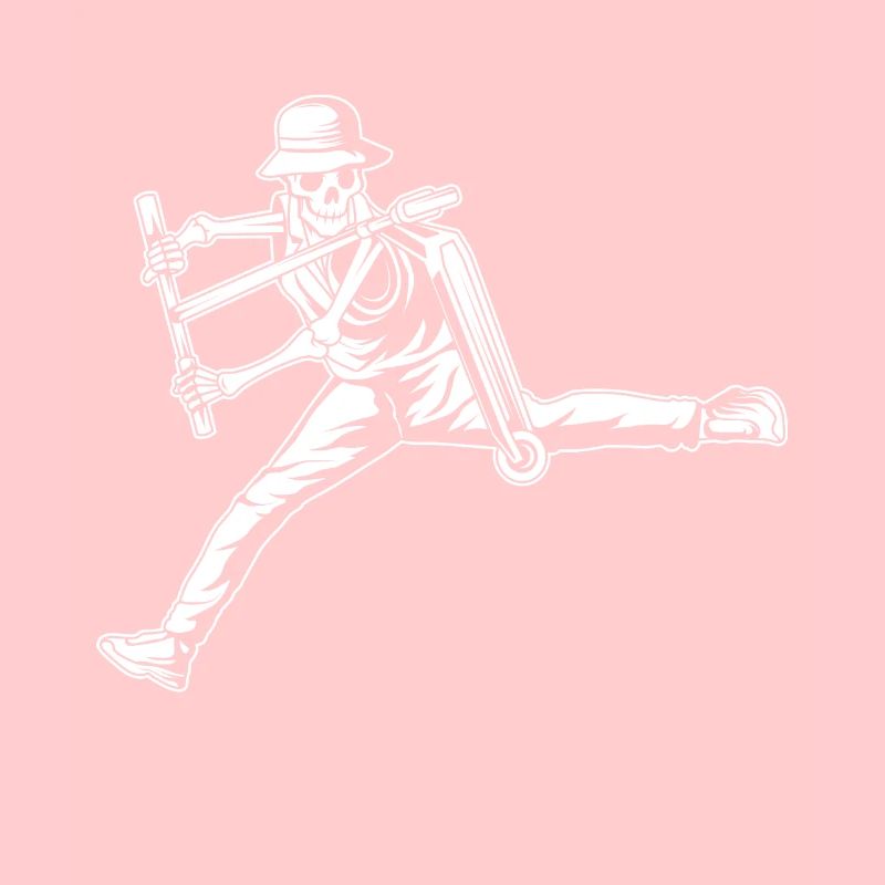 Scooter stunt skeleton kick scooter gift