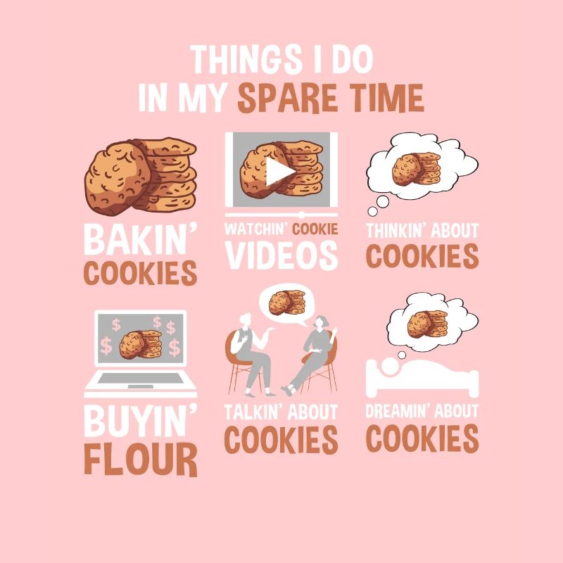 Cuire des choses que je fais dans mon cookie de temps libre