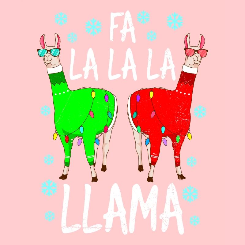 Fa La La Lama Alpaca Christmas Ugly Christmas