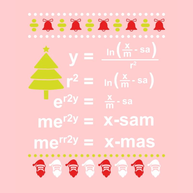 Mathematician Math Ugly Christmas Equation