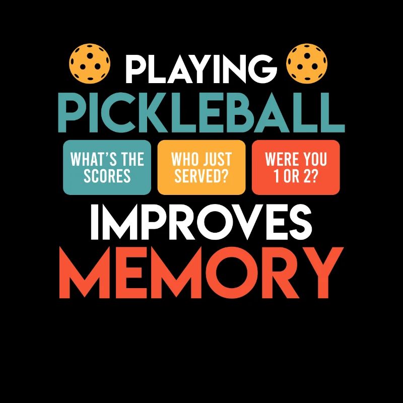 Playing Pickleball improves Memory Pickleball