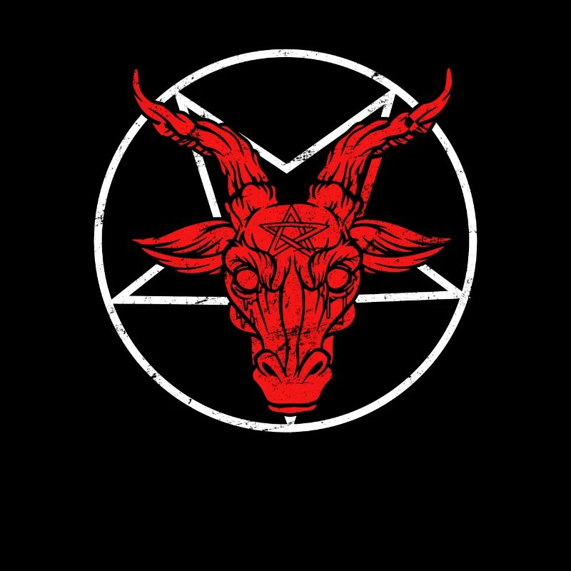 Bafomet Baphomet Satan Diable Symbole 666