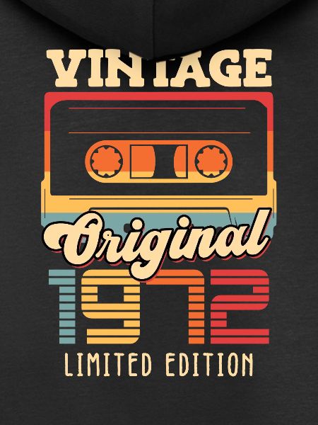 Vintage Originele vintage 1972 50 jaar retro