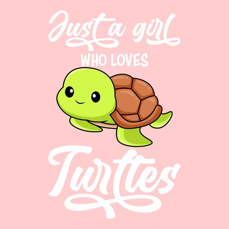 Mädchen das Schildkröten liebt Kinder Mädchen