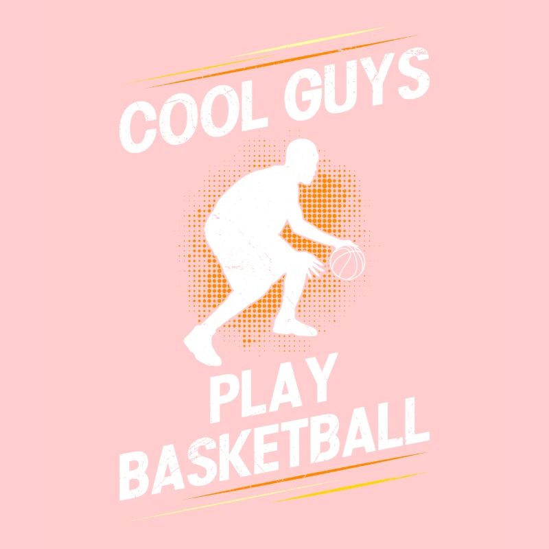 Les gars cool jouent au basket-ball
