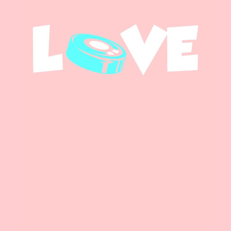 Eishockey Puck Love Eishockeyspieler