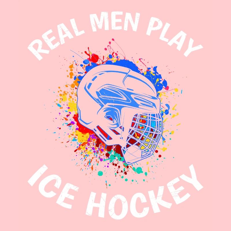 Echte Männer spielen Eishockey