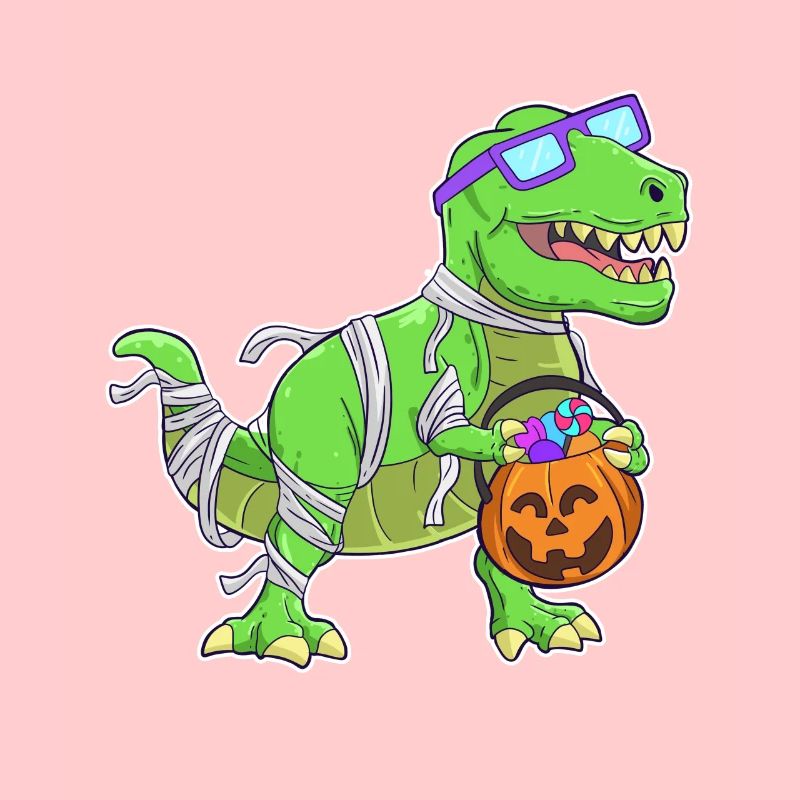 Dinosaurus Halloween Mummie