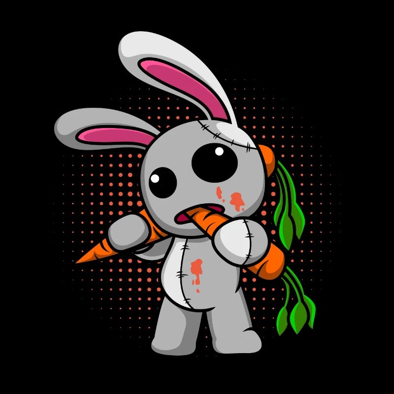 Cuddly Toy Rabbit Horror Halloween