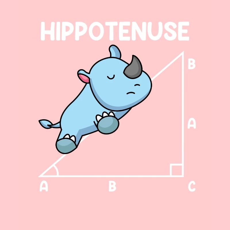 Hypotenuse Hippo Hippotenuse Math